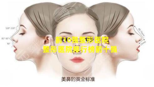 前10强整形医院 整形医院排行榜前十强
